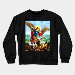 St Michael the Archangel Angel Catholic Saint Crewneck Sweatshirt